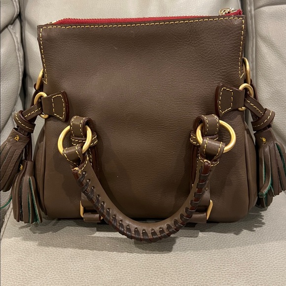 Dooney & Bourke Florentine Leather Nano Satchel - Picture 5 of 9